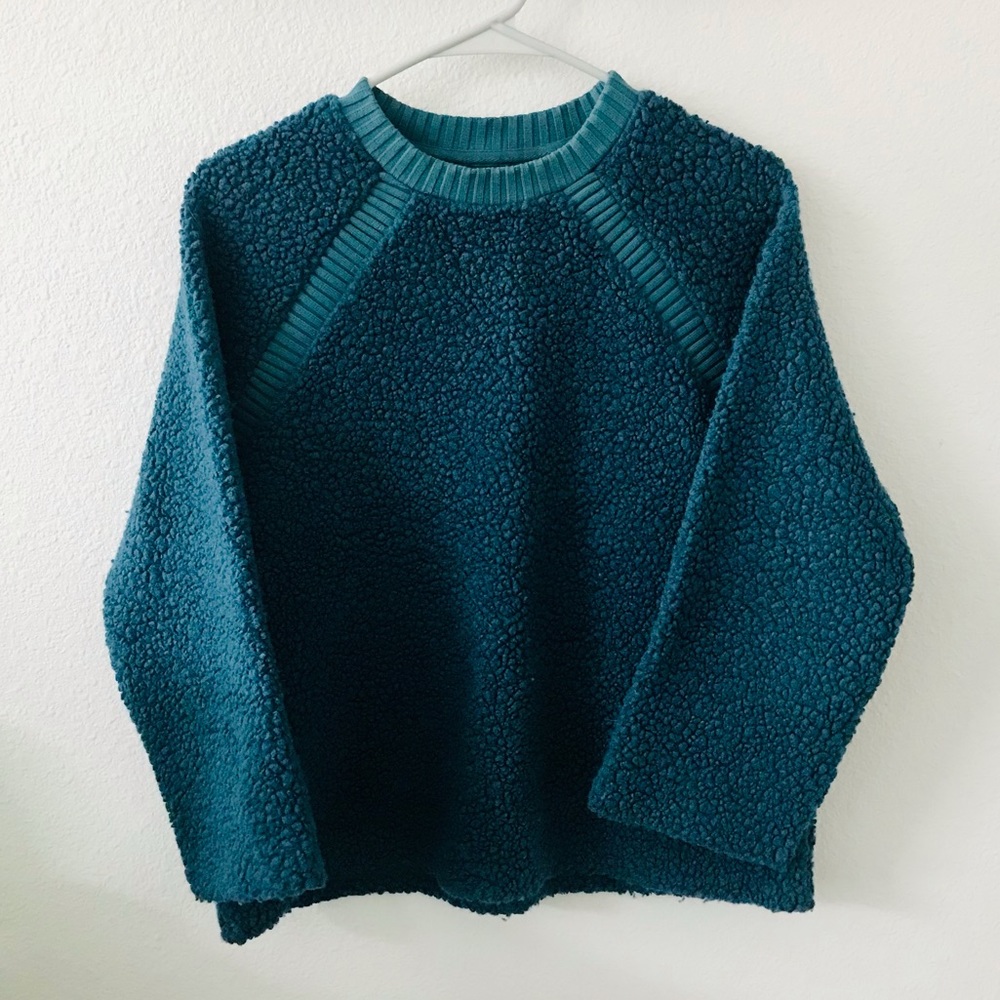 levi’s made and crafted sherpa boucle sweater